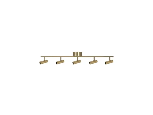 Globen Lighting - Hubble 5 Plafondlamp Long Brushed Brass