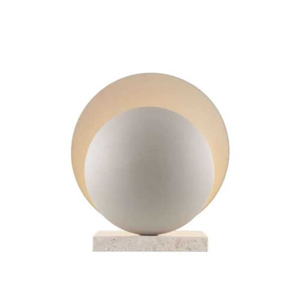 Globen Lighting - Orbit Tafellamp Beige/Travertin