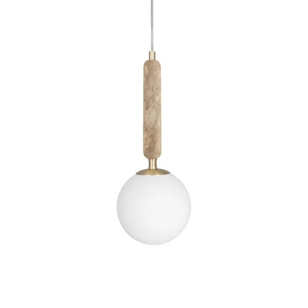 Globen Lighting Torrano hanglamp 15 cm Travertijn