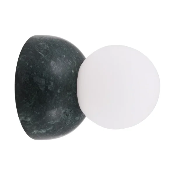 Globen Lighting Torrano wandlamp/plafonnière 13 cm Donkergroen marmer