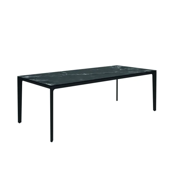 Gloster Carver keramische tafel - nero - Meteoor - 220 x 100 cm