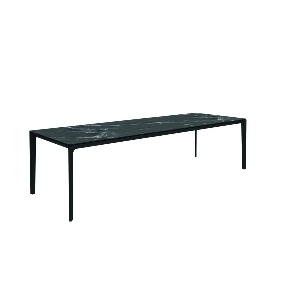 Gloster Carver keramische tafel - nero - Meteoor - 280 x 100 cm