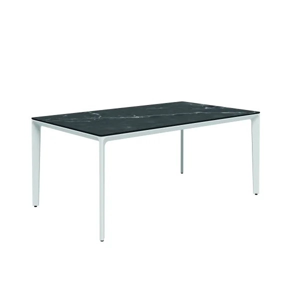 Gloster Carver keramische tafel - nero - wit - 170 x 100 cm