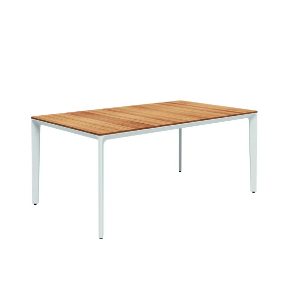 Gloster Carver teakhout-tafel - wit - 170 x 100 cm