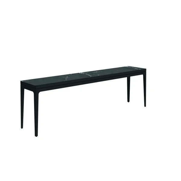 Gloster Grid Console groot - Meteoor - Nero Ceramic