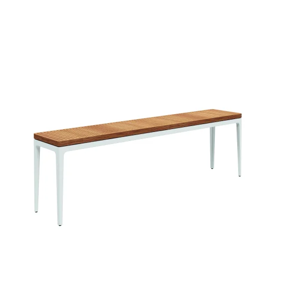 Gloster Grid Console groot - wit - Teak