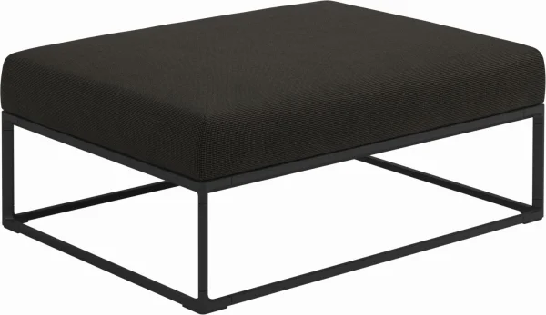 Gloster Maya Ottoman - Fife Granite - Meteoor - 100 x 75 cm