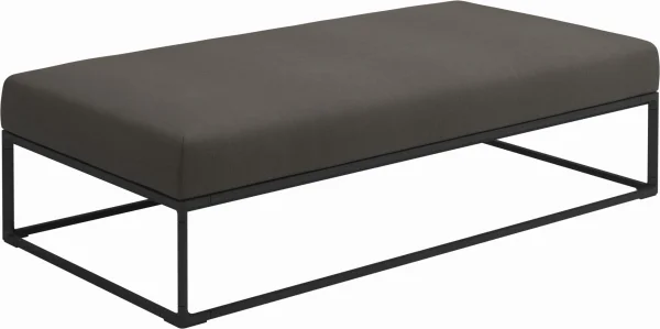 Gloster Maya Ottoman - Fife Platinum - Meteoor - 150 x 75 cm