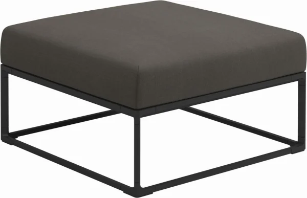 Gloster Maya Ottoman - Fife Platinum - Meteoor - 75 x 75 cm