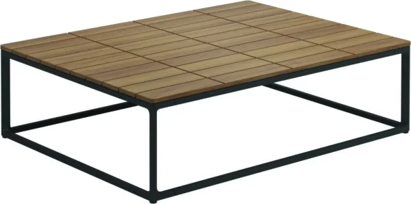 Gloster Maya Salontafel - teak - Meteoor - 75 x 100 cm