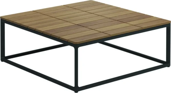 Gloster Maya Salontafel - teak - Meteoor - 75 x 75 cm