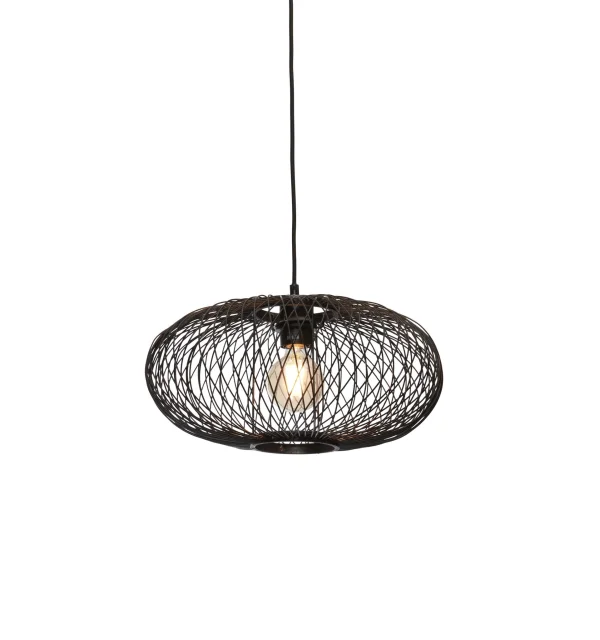 Good&Mojo-collectie Hanglamp Cango bamboe zwart S