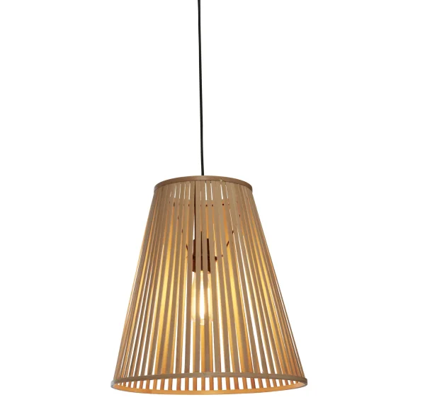 Good&Mojo-collectie Hanglamp Merapi bamboe tapered naturel L