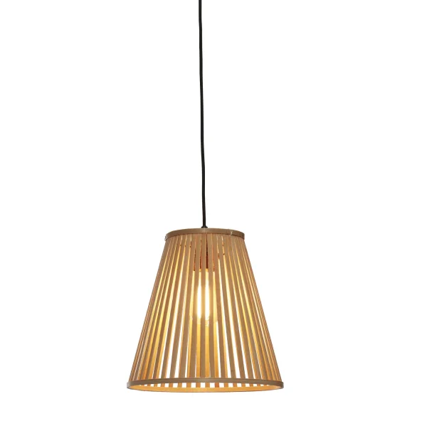 Good&Mojo-collectie Hanglamp Merapi bamboe tapered naturel S