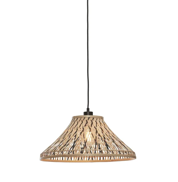 Good&Mojo-collectie Hanglamp Tahiti bamboe zwart/naturel