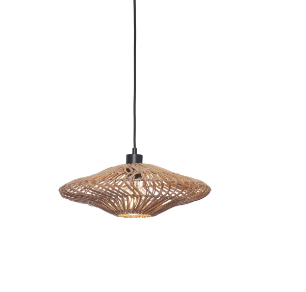 Good&Mojo-collectie Hanglamp Zanzibar rotan naturel S