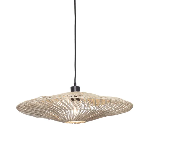 Good&Mojo-collectie Hanglamp Zanzibar rotan wit L