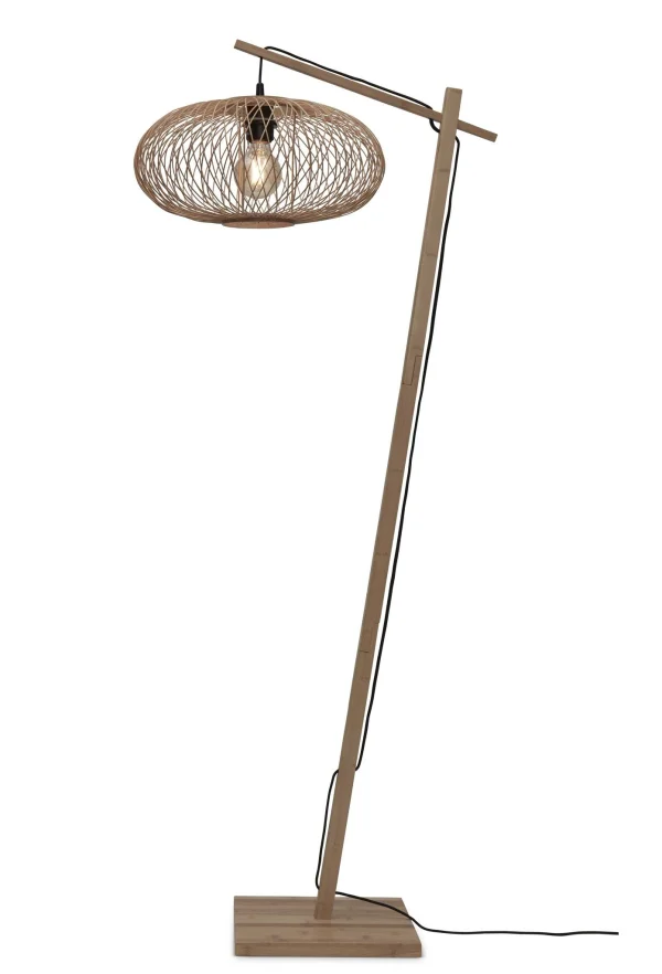 Good&Mojo-collectie Vloerlamp Cango bamboe naturel/naturel S