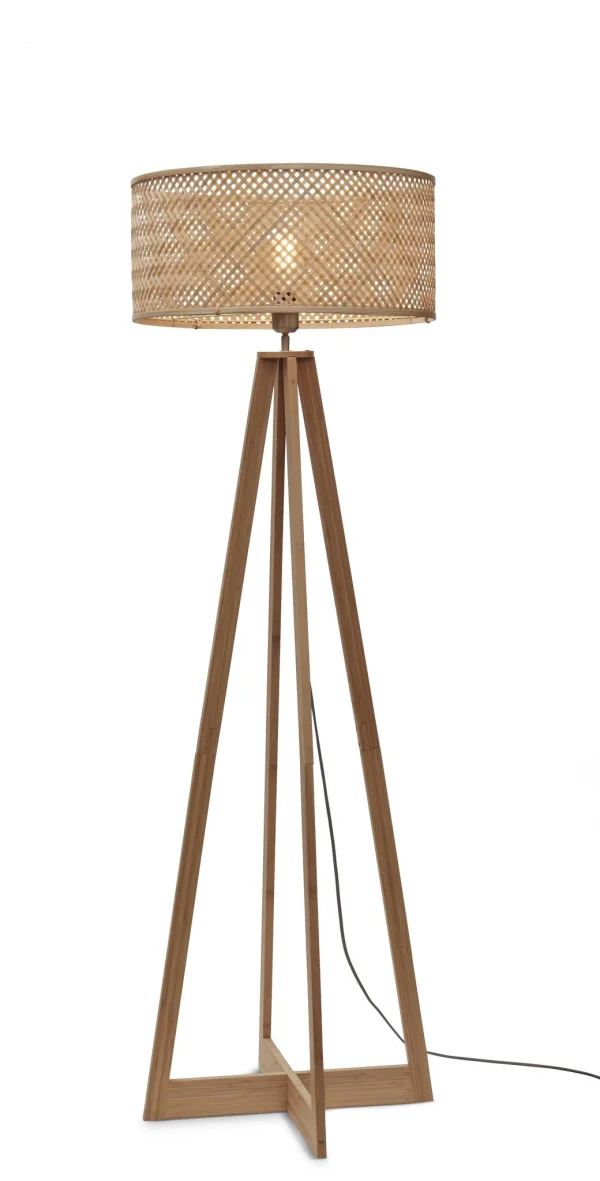 Good&Mojo-collectie Vloerlamp Java 4-poot naturel bamboe naturel