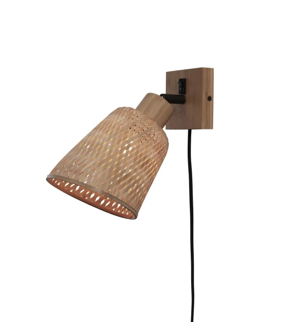 Good&Mojo-collectie Wandlamp Java naturel bamboe naturel