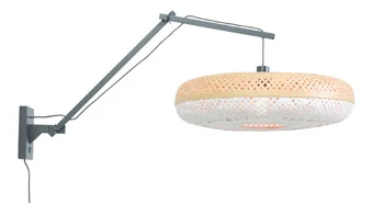 Good&Mojo-collectie Wandlamp Palawan zwart/wit L