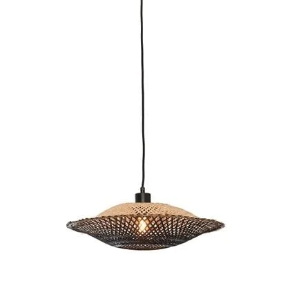 GOOD&MOJO Hanglamp Kalimantan - Bamboe|Zwart - Ø44cm