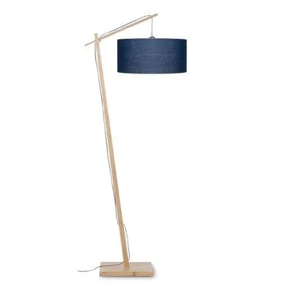 GOOD&MOJO Vloerlamp Andes - Bamboe|Blauw - 72x47x176cm