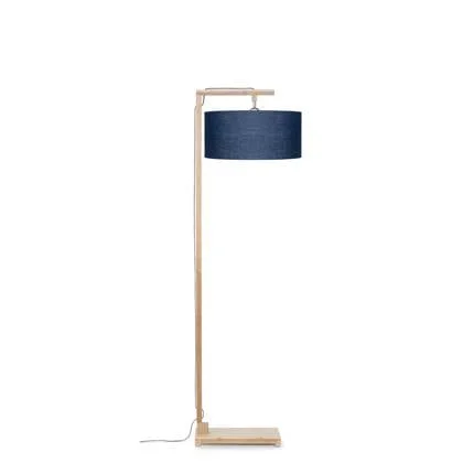 GOOD&MOJO Vloerlamp Himalaya - Bamboe|Blauw - Ø47cm