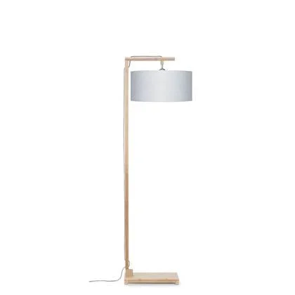 GOOD&MOJO Vloerlamp Himalaya - Bamboe|Lichtgrijs - Ø47cm