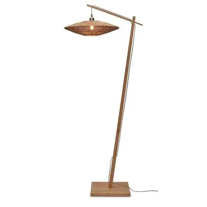 GOOD&MOJO Vloerlamp Iguazu - Bamboe|Jute - 78x55x176cm