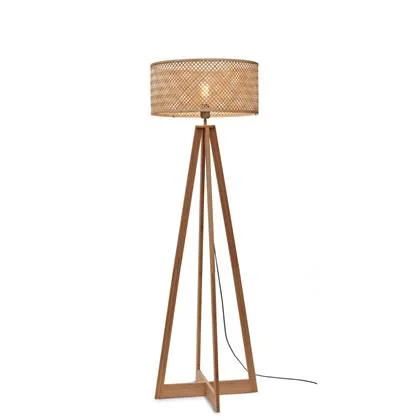 GOOD&MOJO Vloerlamp Java - Bamboe - 50x50x145cm