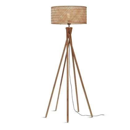 GOOD&MOJO Vloerlamp Java - Bamboe - Ø50x146cm