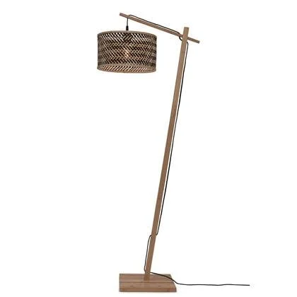 GOOD&MOJO Vloerlamp Java - Bamboe|Zwart - 58x32x150cm