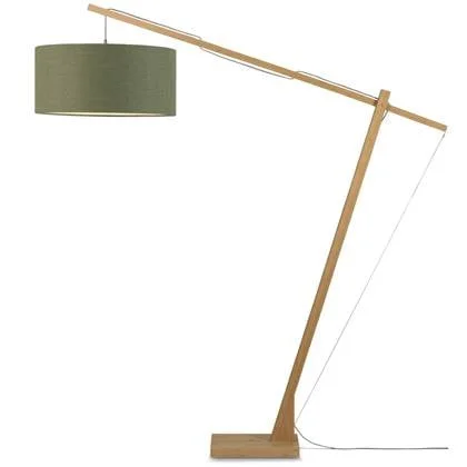 GOOD&MOJO Vloerlamp Montblanc - Bamboe|Groen - 175x60x207cm