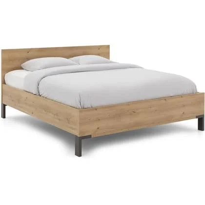 Goossens Bedframe Hertog, 140 x 200 cm hoog hoofdbord 97 cm