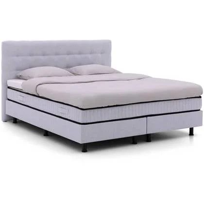 Goossens Boxspring Bjorn - grijs - 180 x 200 cm