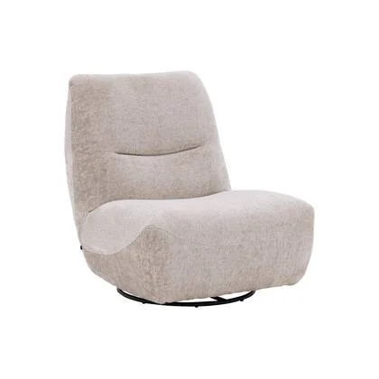 Goossens Draaifauteuil Ivy met schommelfunctie