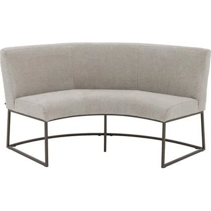 Goossens Excellent Eetkamerbank Tommie, Rond 174 cm breed