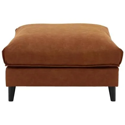 Goossens Hocker Jonas in microleer, cognac