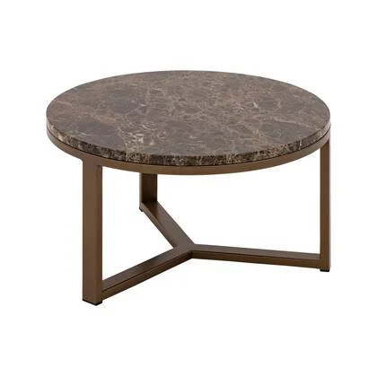 Goossens Salontafel Sombra in Marmer bruin