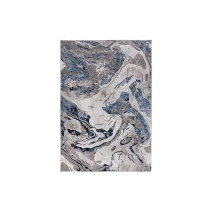 Goossens Vloerkleed Marbled in Navy (marbled)