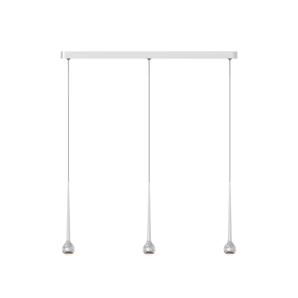 Grau Falling Trace Trio Hanglamp 2. Generation - Aluminium