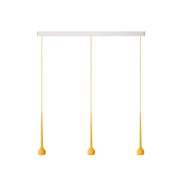 Grau Falling Trace Trio Hanglamp 2. Generation - sun orange