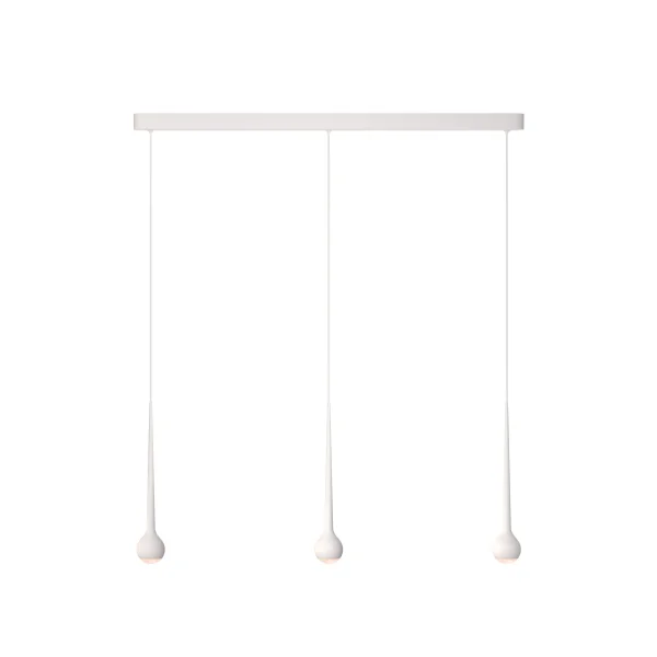 Grau Falling Trace Trio Hanglamp 2. Generation - wit