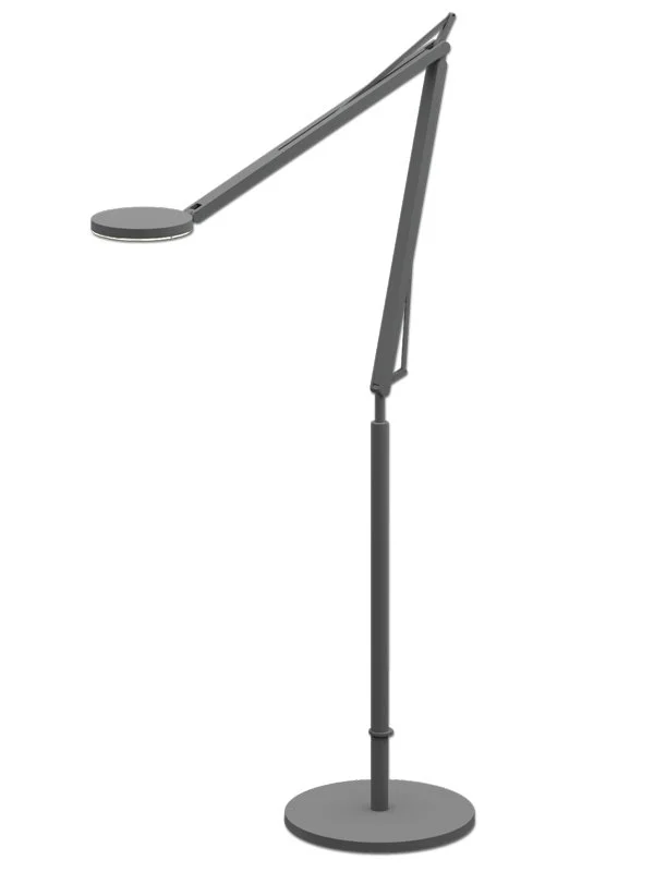 Grau John 2 Vloerlamp - grafiet - 2700 K