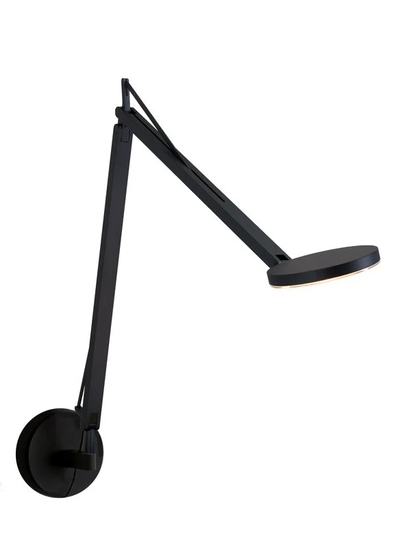 Grau John 2 Wandlamp - zwart - 2700 K
