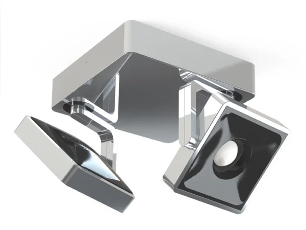 Grau Studio Duo Plafondspot - alu/black