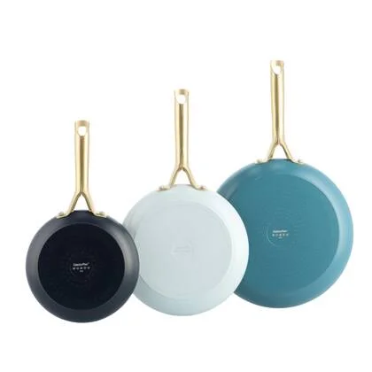 Greenpan Padova koekenpannenset 3 delig - Oxford blue, Pastel blauw