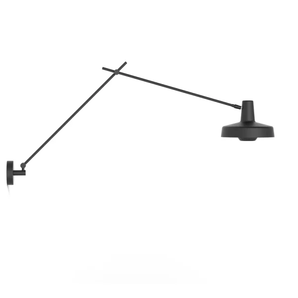 GRUPA - Arigato Wandlamp Long met Kabel Zwart
