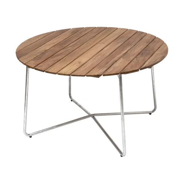 Grythyttan Stålmöbler 9A eettafel Teak Ø120 cm